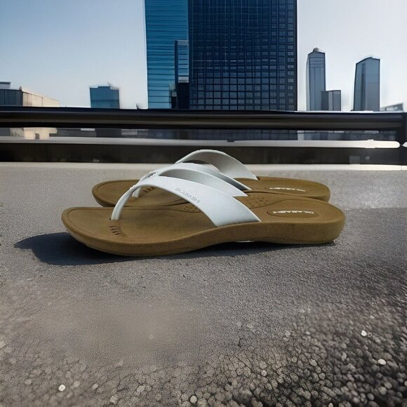 Okabashi Sandals Womens Size S (5-6) Breeze Supportive Comfort Thong Flip Flops - Picture 2 of 11